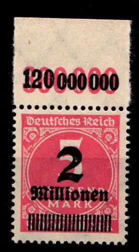 Deutsches Reich 312AP OR postfrisch #HA473