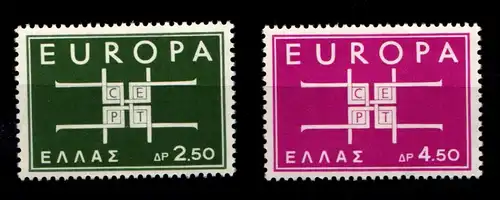 Griechenland 821-822 postfrisch CEPT #GZ412