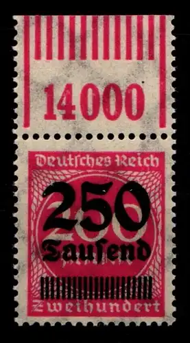 Deutsches Reich 292 OPD a W OR postfrisch 1/11/1 #HA502