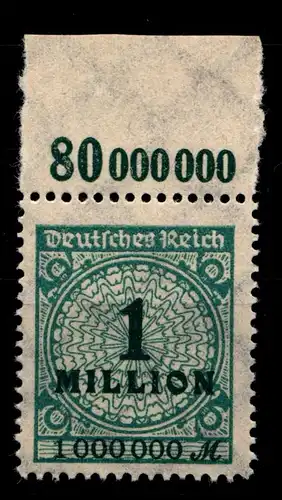 Deutsches Reich 314AP OR postfrisch Platte A #GX651