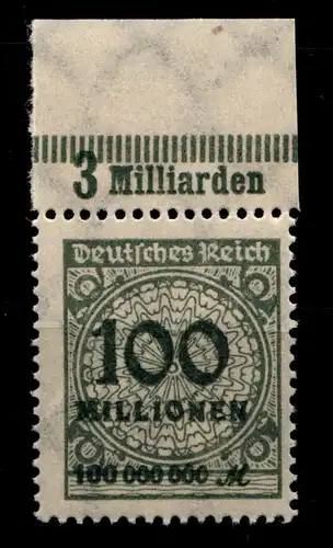 Deutsches Reich 322AP OR postfrisch Platte B #GX762