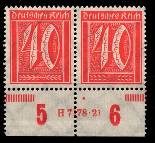 Deutsches Reich 182HAN postfrisch H7178 21 #GX925