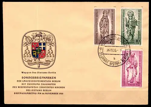 Berlin FDC 132-134 gestempelt #GU257