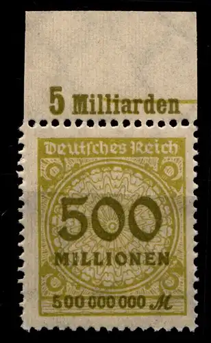 Deutsches Reich 324AP OR postfrisch Platte C #GX787