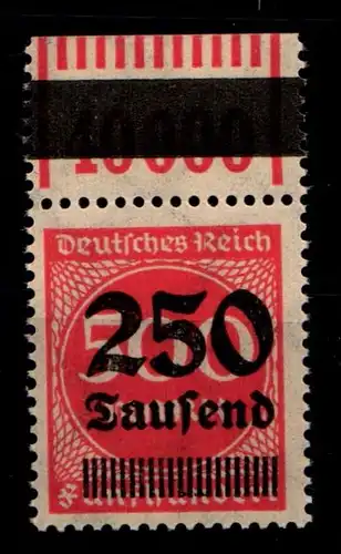 Deutsches Reich 296 OPD C e W OR postfrisch 1/11/1 #HA557