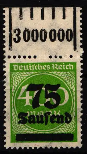 Deutsches Reich 287W OR postfrisch 1/5/1 #GX505