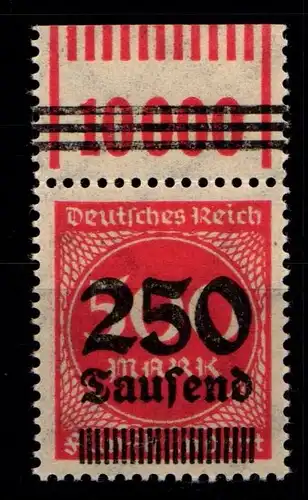 Deutsches Reich 296 OPD H b W OR postfrisch 1/11/1 #HA566