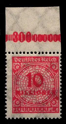 Deutsches Reich 318AP OR postfrisch Platte B #GX711