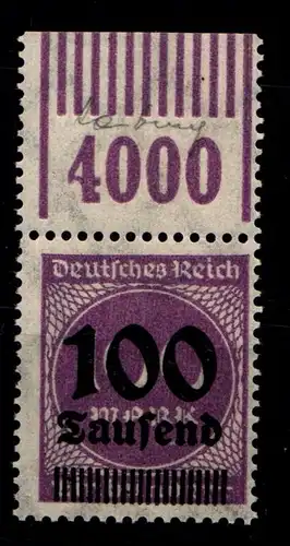 Deutsches Reich 289b OPD D a W OR postfrisch 1/11/1, geprüft Infla #HA588