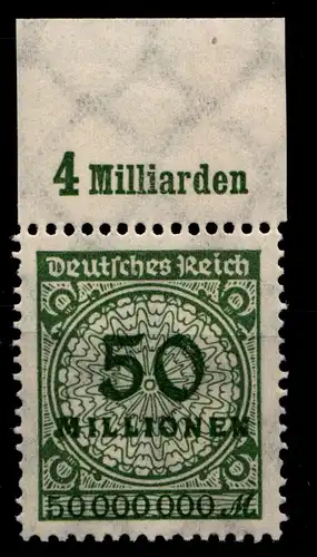 Deutsches Reich 321AP OR postfrisch Platte A #GX741