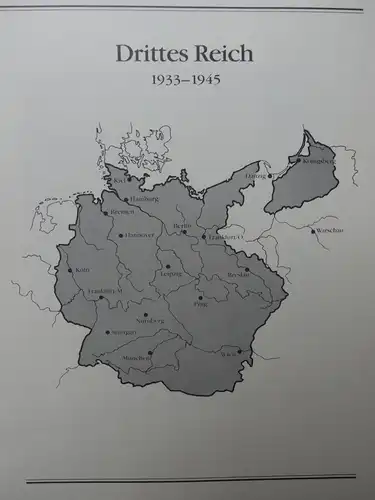 Deutsches Reich 1933-1945 mit ca. 4.400,- Kat im Borek Vordruck #LW083