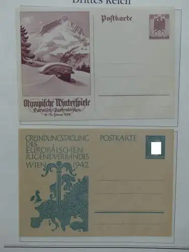 Deutsches Reich 1933-1945 mit ca. 4.400,- Kat im Borek Vordruck #LW083