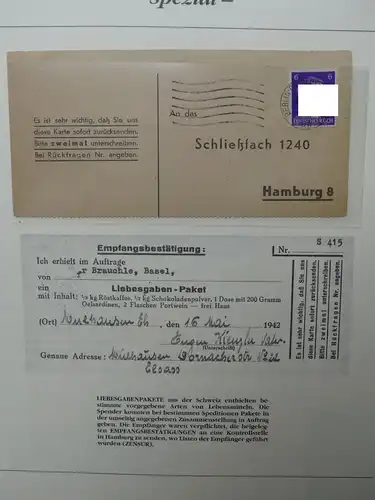 Deutsches Reich 1933-1945 mit ca. 4.400,- Kat im Borek Vordruck #LW083