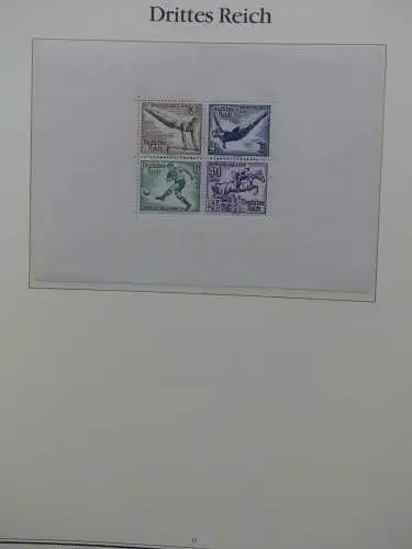 Deutsches Reich 1933-1945 mit ca. 4.400,- Kat im Borek Vordruck #LW083