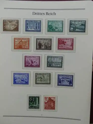 Deutsches Reich 1933-1945 mit ca. 4.400,- Kat im Borek Vordruck #LW083