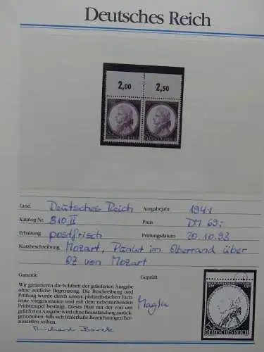 Deutsches Reich 1933-1945 mit ca. 4.400,- Kat im Borek Vordruck #LW083