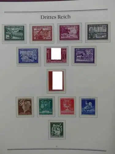 Deutsches Reich 1933-1945 mit ca. 4.400,- Kat im Borek Vordruck #LW083