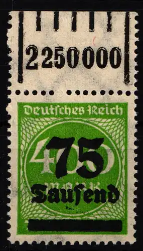 Deutsches Reich 287W OR postfrisch 1/5/1 #GX506