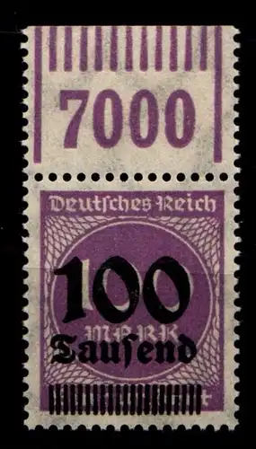 Deutsches Reich 289b OPD a W OR postfrisch 1/11/1 #HA594