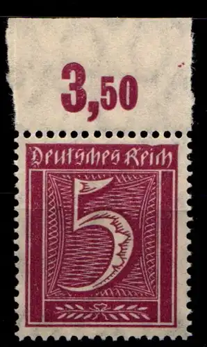 Deutsches Reich 158P OR postfrisch #HA168