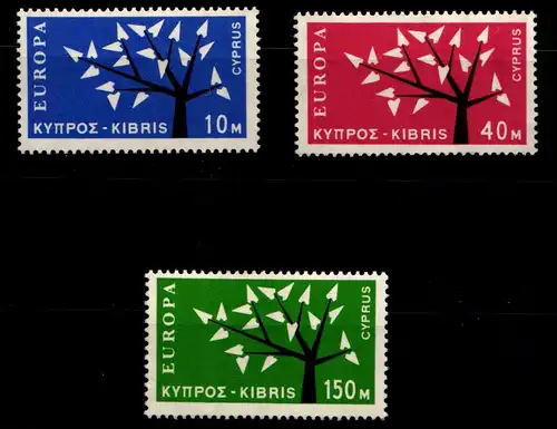Zypern 215-217 postfrisch CEPT #GZ406