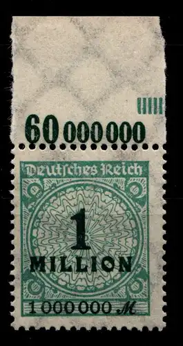 Deutsches Reich 314AP OR postfrisch Platte B #GX660