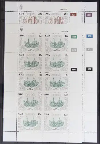 Südwestafrika 583-586 postfrisch Kleinbogensatz #GG917