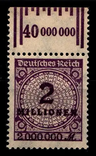 Deutsches Reich 315AW OR postfrisch 1/4/1 - 1/5/1 #GX670