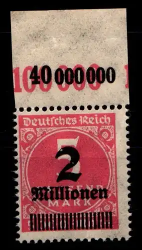 Deutsches Reich 312AP OR postfrisch #HA239