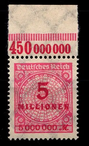 Deutsches Reich 317AP OR postfrisch Platte B #GX690