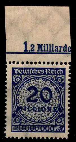 Deutsches Reich 319APa OR postfrisch Platte C #GX720