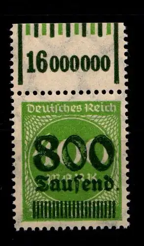 Deutsches Reich 306AW OR postfrisch 0/6/0 - 1/5/1 #HA283