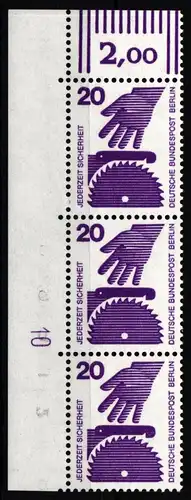 Berlin 404 DZ postfrisch Druckerzeichen #HB624