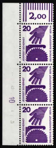 Berlin 404 DZ postfrisch Druckerzeichen #HB624