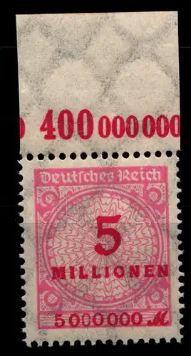 Deutsches Reich 317AP OR postfrisch Platte A #GX682