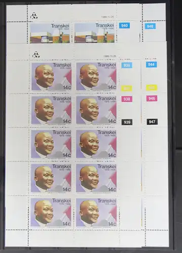 Transkei 193-196 postfrisch Kleinbogensatz #GG945
