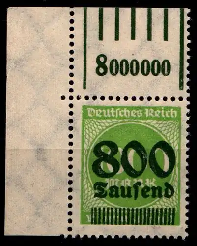 Deutsches Reich 308AW OR postfrisch - 1/5/1 vom Eckrand #HA298