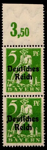 Deutsches Reich 119P ORIII PFIII postfrisch Feld 17 #HA088