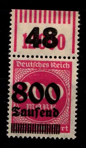 Deutsches Reich 303 OPD K i W OR postfrisch 1/11/1 #HA306