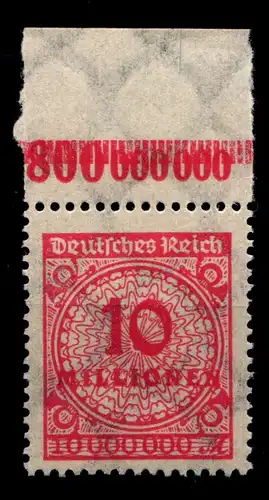 Deutsches Reich 318AP OR postfrisch Platte B #GX712