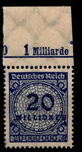 Deutsches Reich 319APa OR postfrisch Platte C #GX722