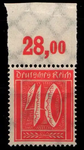 Deutsches Reich 183W OR postfrisch 2/9/2 #HA361