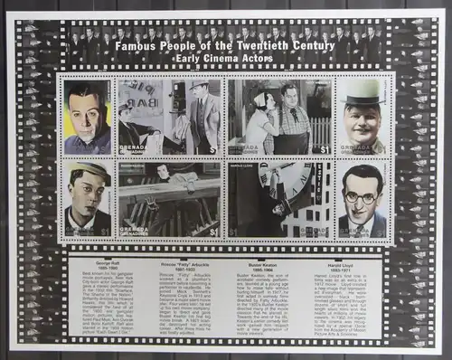 Grenada Grenadinen 2955-2962 postfrisch Kleinbogen / Film #GY024