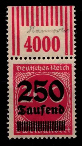 Deutsches Reich 292 OPD a W OR postfrisch 2/9/2 #HA504