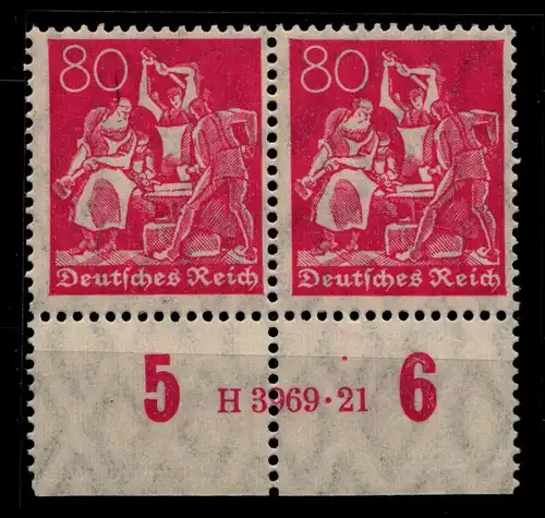 Deutsches Reich 166HAN postfrisch H3969 21 #GX887