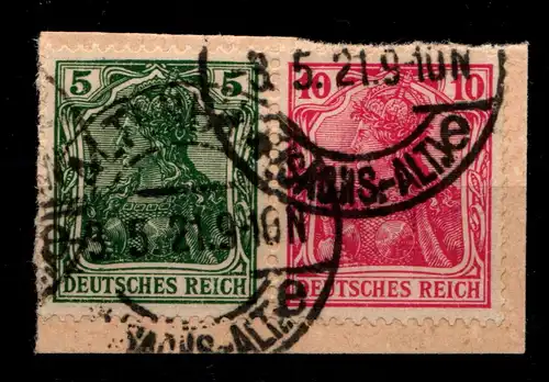 Deutsches Reich Zd W 7 gestempelt #GZ765