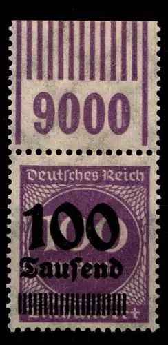 Deutsches Reich 289b OPD a W OR postfrisch 1/11/1 #HA598