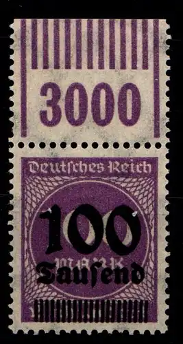 Deutsches Reich 289b OPD A a W OR postfrisch 1/11/1, geprüft Infla #HA587