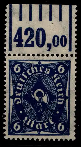 Deutsches Reich 228W OR postfrisch 1/5/1 #HA015