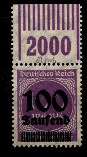 Deutsches Reich 289b OPD a W OR postfrisch 1/11/1 #HA600